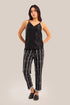 V-Neck adjustable straps tank top
